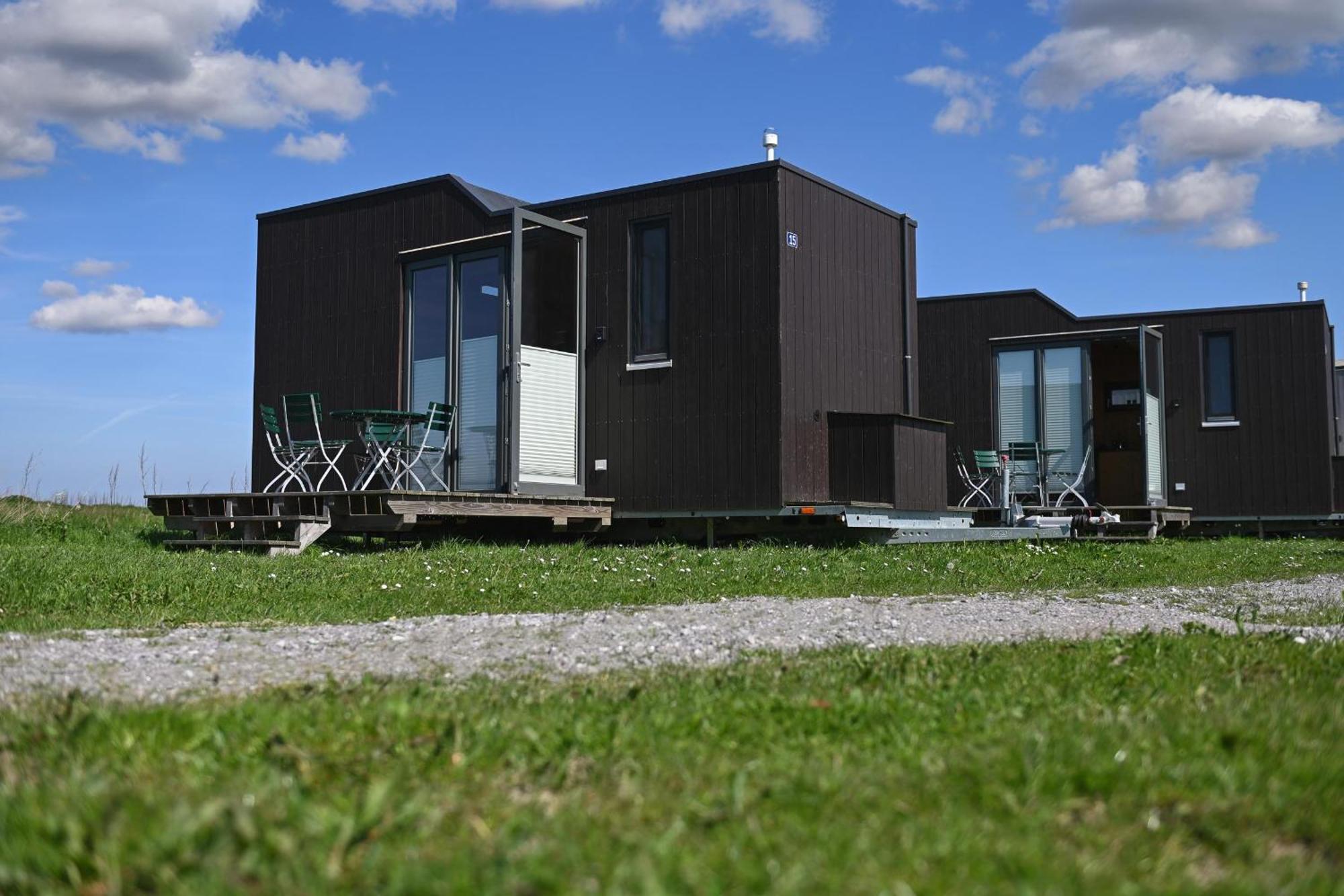 Tiny House Nature 15 Zur Meerseite - Green Tiny Village Harlesiel 카롤리넨시엘 외부 사진